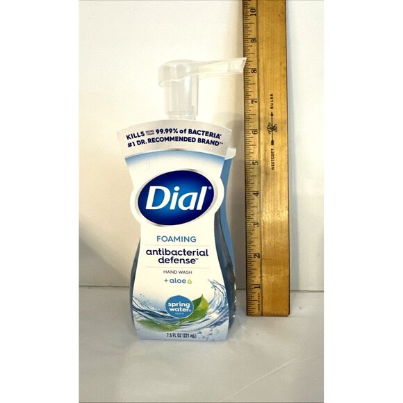 6 Pack Dial Foaming Antibacterial Hand Wash Aloe Spring Water Scent 7.5 fl oz - Picture 5 of 7